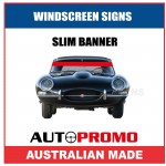 Windscreen Banner - WB009 - LOW MILEAGE